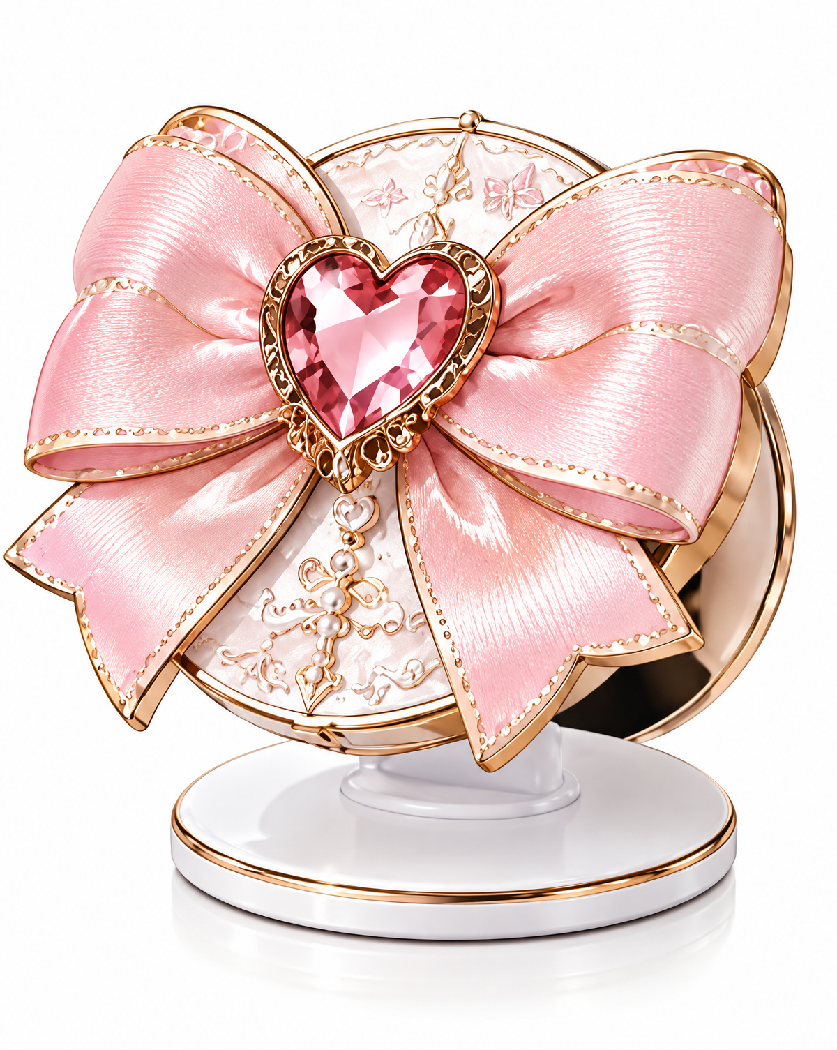 Crystal Bow Jewelry Phone Stand