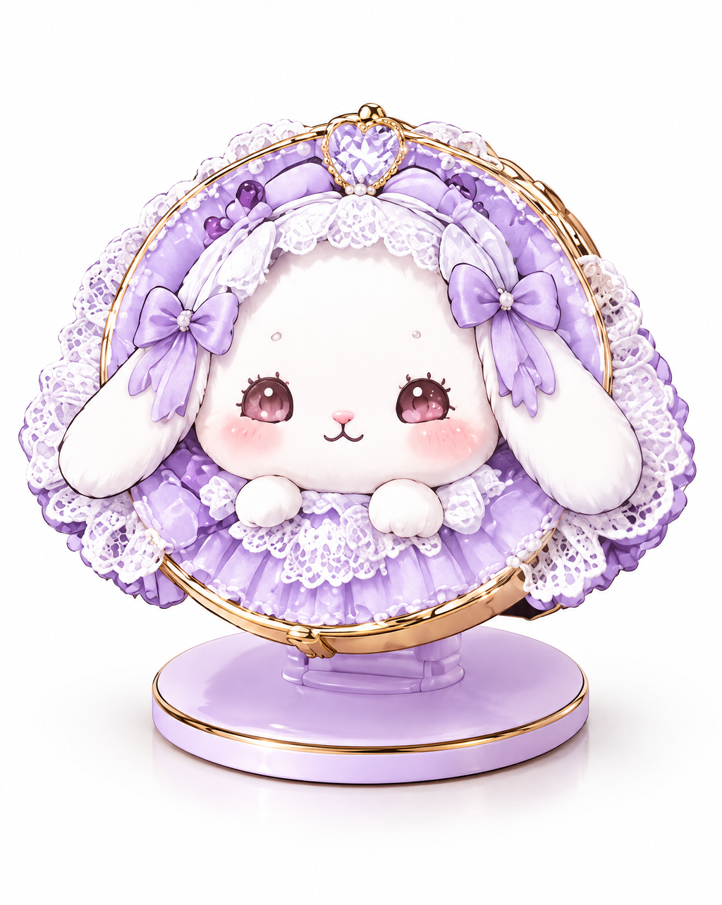 Cute Bunny Lace Phone Stand