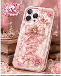Crystal Ribbon Heart iPhone Case