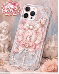 Blue Angel Cameo Lace iPhone Case