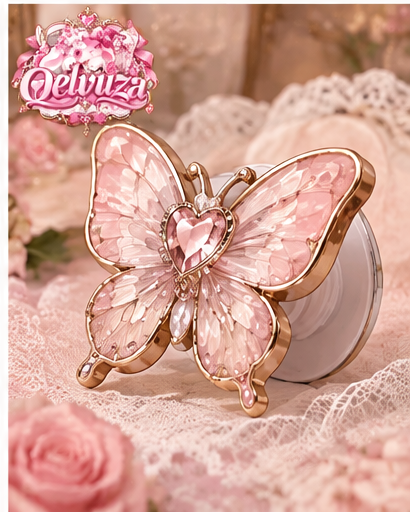 Butterfly Crystal Phone Stand